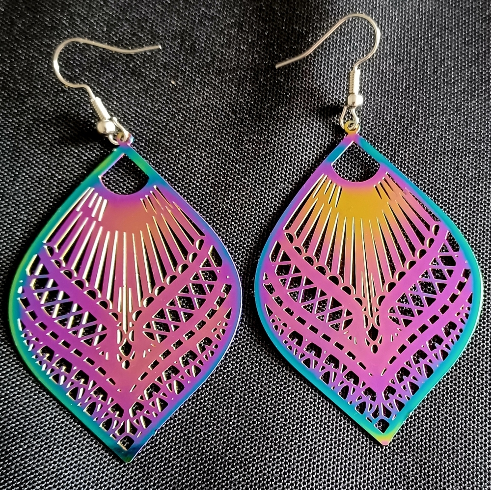 Rainbow Color Earrings